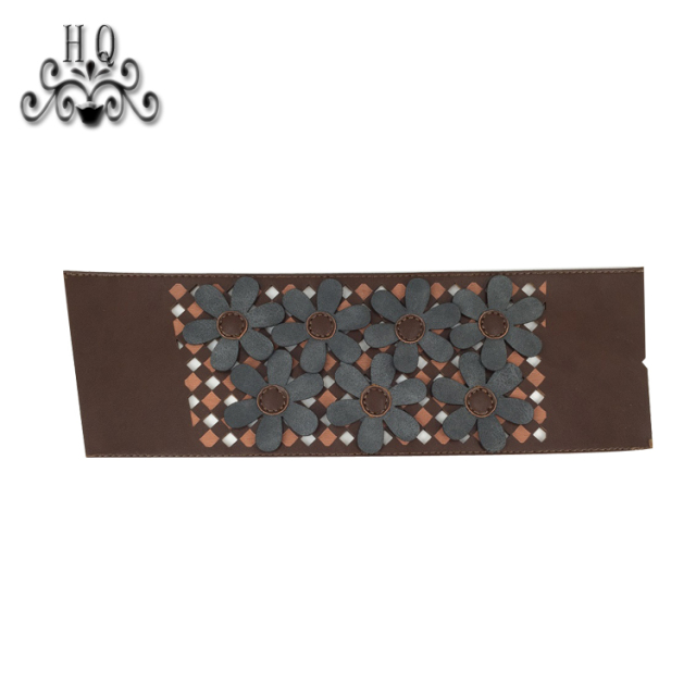 New stitched bead chain shoe material female fashion jewel inlaid sandal upper semi-finished products to sample processing custom