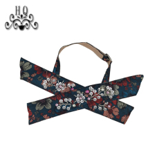 New stitched bead chain shoe material female fashion jewel inlaid sandal upper semi-finished products to sample processing custom