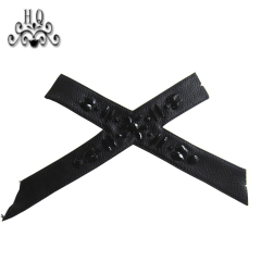 Cross-border manufacturers hand-stitched bead women's slippers shoe upper shoe materials shoe accessories processing customization