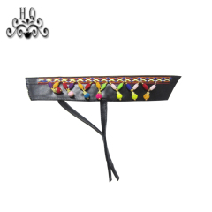 New stitched bead chain shoe material female fashion jewel inlaid sandal upper semi-finished products to sample processing custom