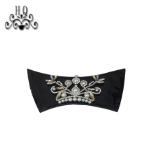 New stitched bead chain shoe material female fashion jewel inlaid sandal upper semi-finished products to sample processing custom