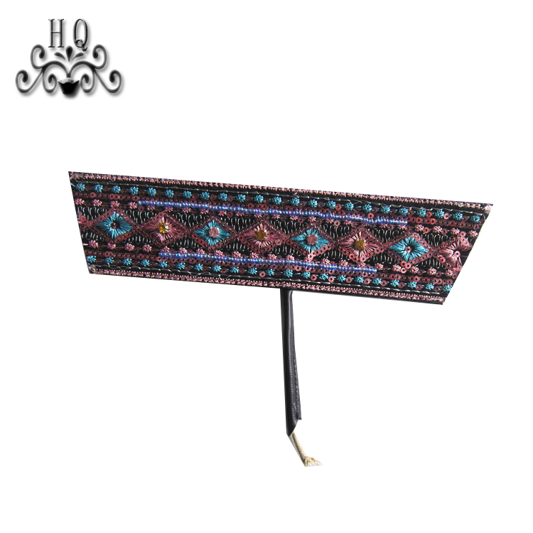 New stitched bead chain shoe material female fashion jewel inlaid sandal upper semi-finished products to sample processing custom