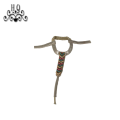 New stitched bead chain shoe material female fashion jewel inlaid sandal upper semi-finished products to sample processing custom