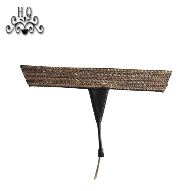 New stitched bead chain shoe material female fashion jewel inlaid sandal upper semi-finished products to sample processing custom