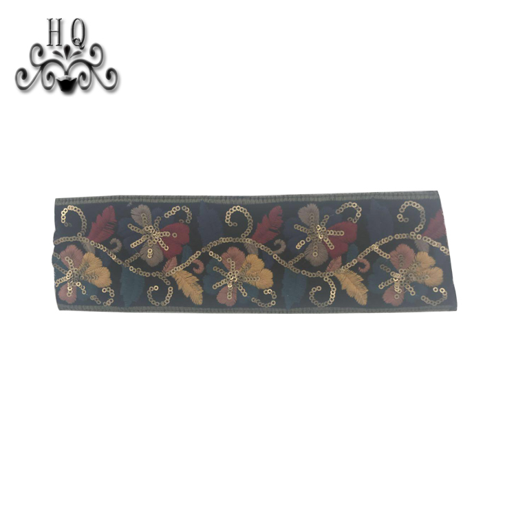 2021 new stitched bead chain shoe material female fashion jewel inlaid sandal upper semi-finished products to sample processing custom