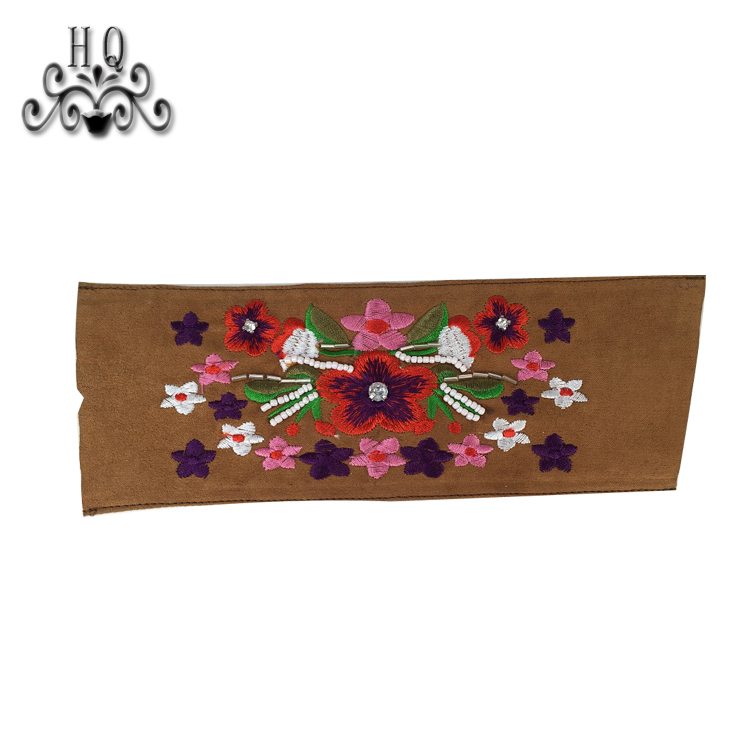 2021 new stitched bead chain shoe material female fashion jewel inlaid sandal upper semi-finished products to sample processing custom