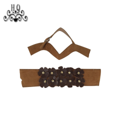 New stitched bead chain shoe material female fashion jewel inlaid sandal upper semi-finished products to sample processing custom