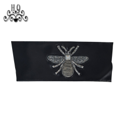 2021 new stitched bead chain shoe material female fashion jewel inlaid sandal upper semi-finished products to sample processing custom