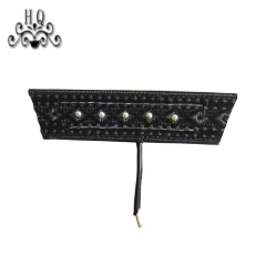 New stitched bead chain shoe material female fashion jewel inlaid sandal upper semi-finished products to sample processing custom