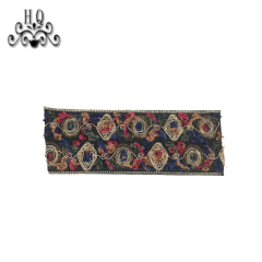 2021 new stitched bead chain shoe material female fashion jewel inlaid sandal upper semi-finished products to sample processing custom