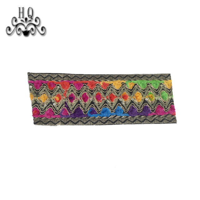 2021 new stitched bead chain shoe material female fashion jewel inlaid sandal upper semi-finished products to sample processing custom