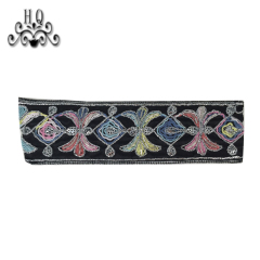 2021 new stitched bead chain shoe material female fashion jewel inlaid sandal upper semi-finished products to sample processing custom