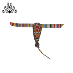 Cross-border manufacturers hand-stitched bead women's slippers shoe upper shoe materials shoe accessories processing customization