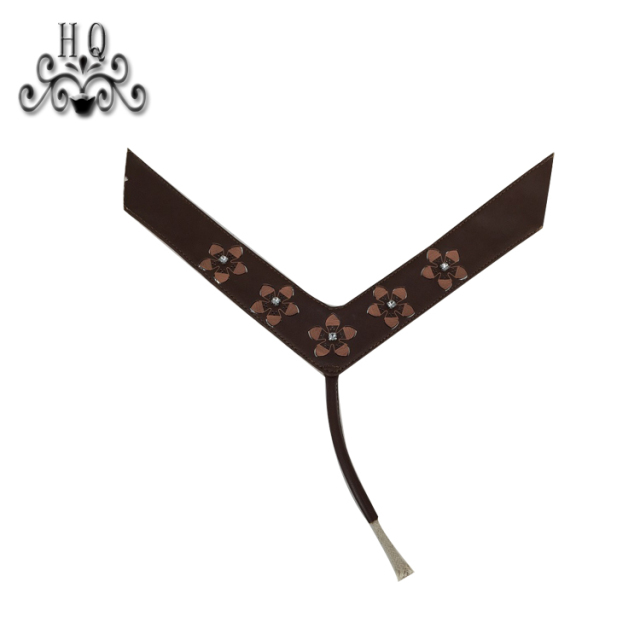 Cross-border manufacturers hand-stitched bead women's slippers shoe upper shoe materials shoe accessories processing customization