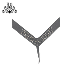 Cross-border manufacturers hand-stitched bead women's slippers shoe upper shoe materials shoe accessories processing customization