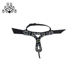 Cross-border manufacturers hand-stitched bead women's slippers shoe upper shoe materials shoe accessories processing customization