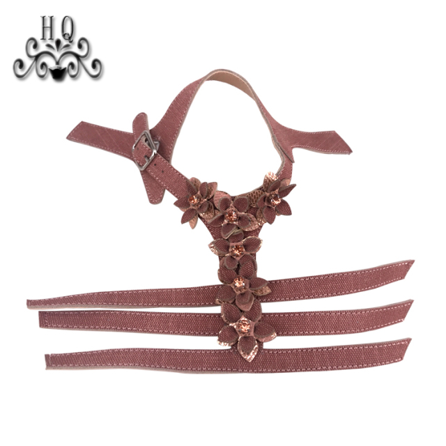 Europe and the United States hot summer women's sandals upper semi-finished hand sewing beading technology shoe shoe material factory processing