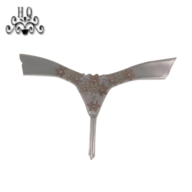 Europe and the United States hot summer women's sandals upper semi-finished hand sewing beading technology shoe shoe material factory processing
