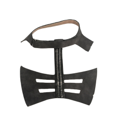 Europe and the United States hot summer women's sandals upper semi-finished hand sewing beading technology shoe shoe material factory processing