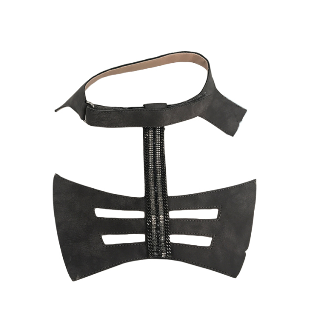 Europe and the United States hot summer women's sandals upper semi-finished hand sewing beading technology shoe shoe material factory processing