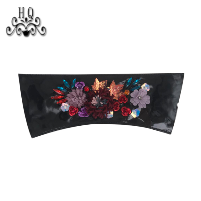 Europe and the United States hot summer women's sandals upper semi-finished hand sewing beading technology shoe shoe material factory processing