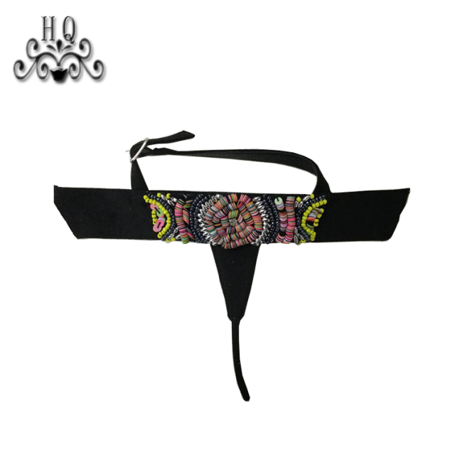 Europe and the United States hot summer women's sandals upper semi-finished hand sewing beading technology shoe shoe material factory processing