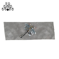 Cross-border manufacturers hand-stitched bead women's slippers shoe upper shoe materials shoe accessories processing customization