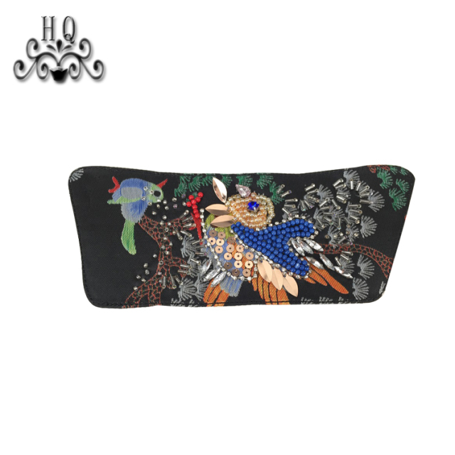 Europe and the United States hot summer women's sandals upper semi-finished hand sewing beading technology shoe shoe material factory processing