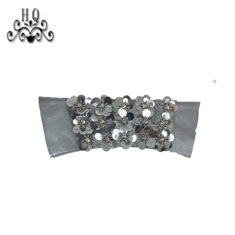 Europe and the United States hot summer women's sandals upper semi-finished hand sewing beading technology shoe shoe material factory processing