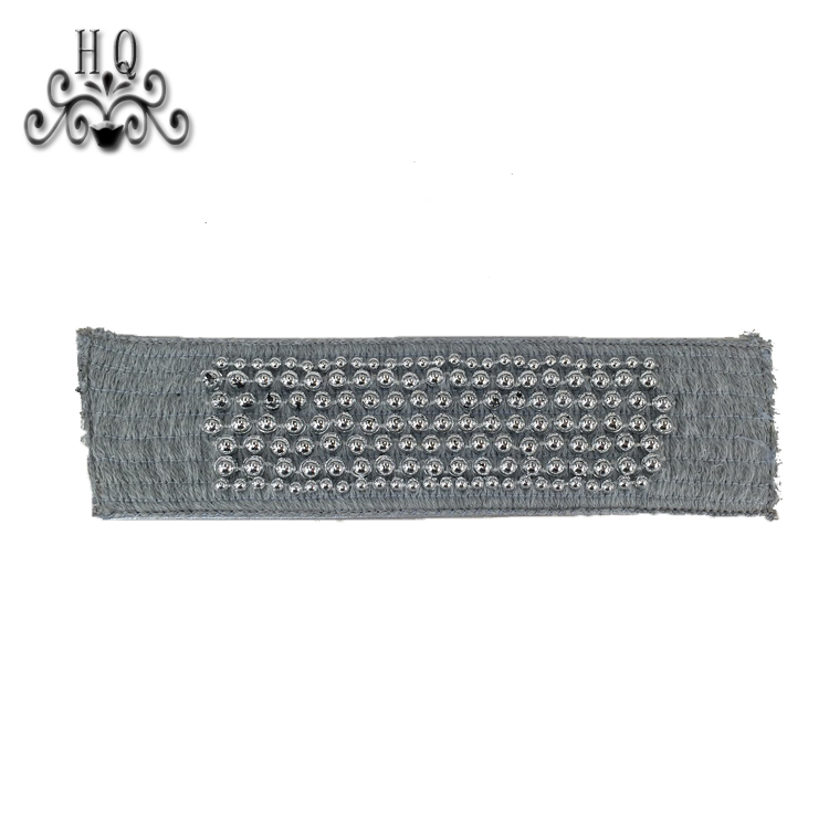 Cross-border manufacturers hand-stitched bead women's slippers shoe upper shoe materials shoe accessories processing customization