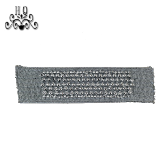 Cross-border manufacturers hand-stitched bead women's slippers shoe upper shoe materials shoe accessories processing customization