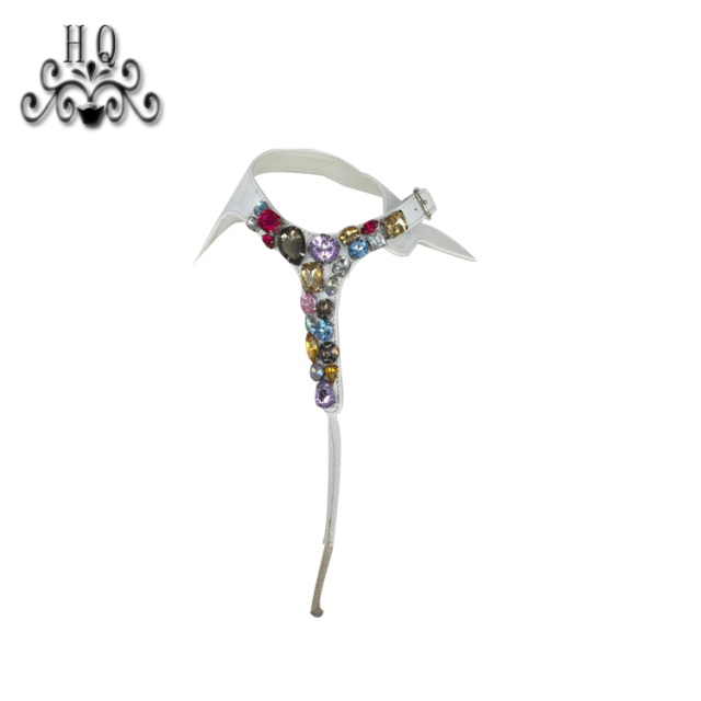 Cross-border manufacturers hand-stitched bead women's slippers shoe upper shoe materials shoe accessories processing customization