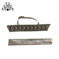 Hot new laser spot hot drill hand sewing bead nail bead lady sandal upper semi-finished wholesale processing customization