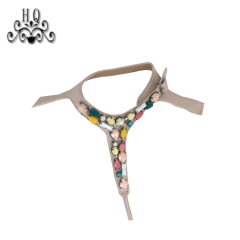 Hot new laser spot hot drill hand sewing bead nail bead lady sandal upper semi-finished wholesale processing customization