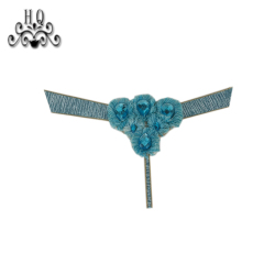 Hot new laser spot hot drill hand sewing bead nail bead lady sandal upper semi-finished wholesale processing customization