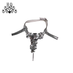 Hot new laser spot hot drill hand sewing bead nail bead lady sandal upper semi-finished wholesale processing customization