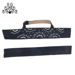 Hot new laser spot hot drill hand sewing bead nail bead lady sandal upper semi-finished wholesale processing customization