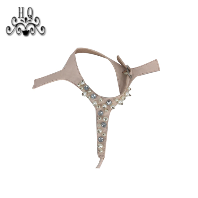 Hot new laser spot hot drill hand sewing bead nail bead lady sandal upper semi-finished wholesale processing customization