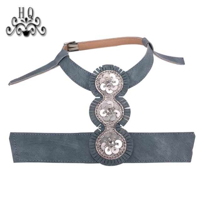 New embroidery rope embroidery sequin embroidery beaded sewing beads female fashion slippers shoe upper accessories manufacturers processing custom