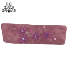 New embroidery rope embroidery sequin embroidery beaded sewing beads female fashion slippers shoe upper accessories manufacturers processing custom