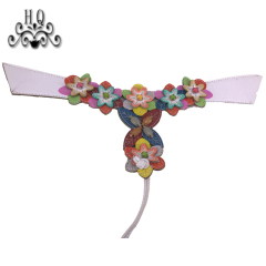 Sample processing custom new laser chain hot drill weaving process fashion diamond inlaid shoe slippers women sandals semi-finished