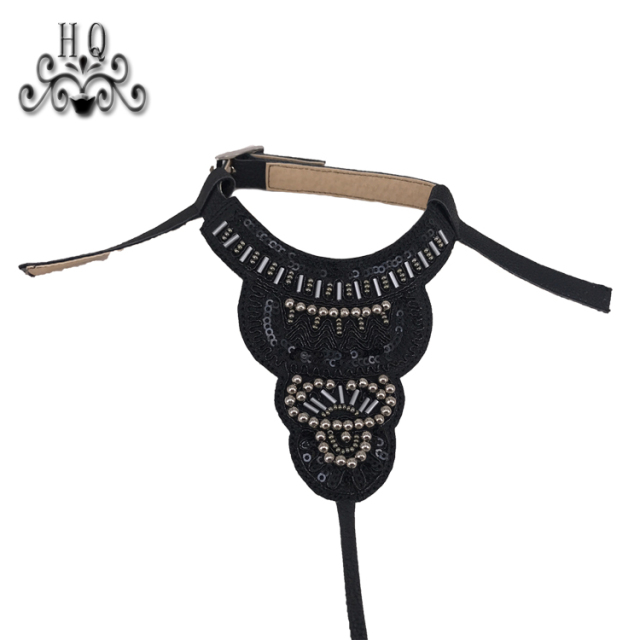 New flannelette shoe upper embroidery rope embroidery beaded sewing slippers semi-finished products to sample processing custom