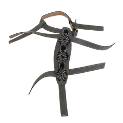 New hot-selling beaded stitched beads women's shoes upper semi-finished slippers shoe material to sample processing custom