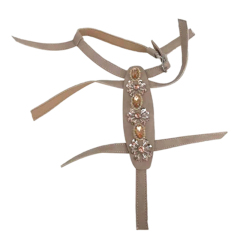 New hot-selling beaded stitched beads women's shoes upper semi-finished slippers shoe material to sample processing custom