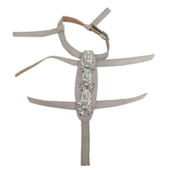 New hot-selling beaded stitched beads women's shoes upper semi-finished slippers shoe material to sample processing custom