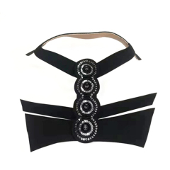 2021 new Bohemia beaded female fashion beaded shoe upper sequin embroidered sandals slippers to sample processing custom