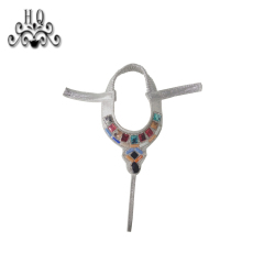 Hot new laser hot drilling nail hand woven jewelry women sandals upper semi-finished wholesale processing customization