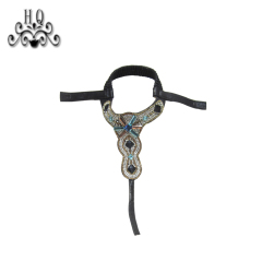 Hot new laser hot drilling nail hand woven jewelry women sandals upper semi-finished wholesale processing customization