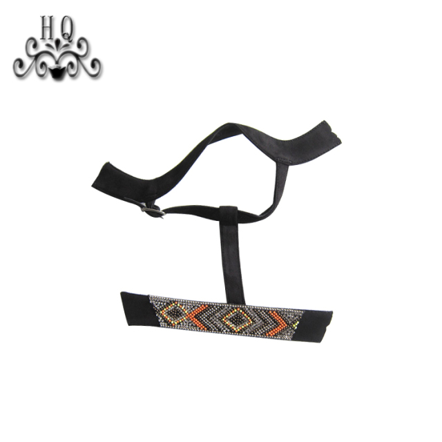 Hot new laser spot hot diamond jewelry women sandals upper semi-finished wholesale processing customization