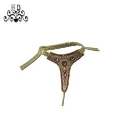 Hot new laser hot drilling nail hand woven jewelry women sandals upper semi-finished wholesale processing customization